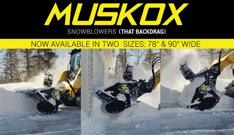 muskox skid steer snow blower|muskox snow blower reviews.